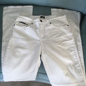 DOLCE & GABBANA WHITE STRAIGHT LEG JEANS